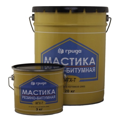 Мастика «Грида» Резино-битумная МГХ-Т 21кг