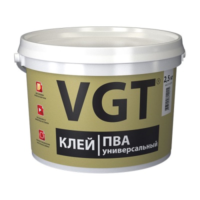 Клей ПВА ВГТ «Универсальный» 2,5кг (4шт\уп)
