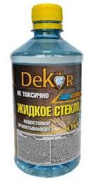 Жидкое стекло Dekor 1,3 кг (20шт/уп)