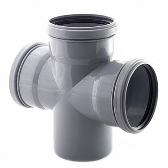 Крестовина одноплоскостная RosTurPlast D110/110/110x87° (18шт\уп)