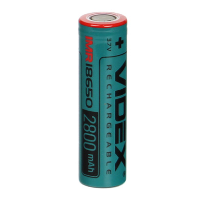 Аккумулятор Videx 18650 2800mAh без защиты, высокотоковые 28A (50/600)