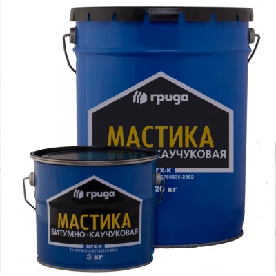 Мастика «Грида» Битумно-каучуковая МГХ-К  2кг