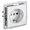 Розетка iEK Brite 1-мест. с/з, защитная шторка 16A