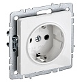 Розетка iEK Brite 1-мест. с/з, 16A
